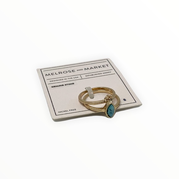 Melrose and Market Gold-tone Ring Set - Picture 4 of 5